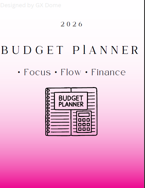 Aesthetic Digital Planner & Notebook Bundle 2026 – Boost Your Focus, Flow & Finances