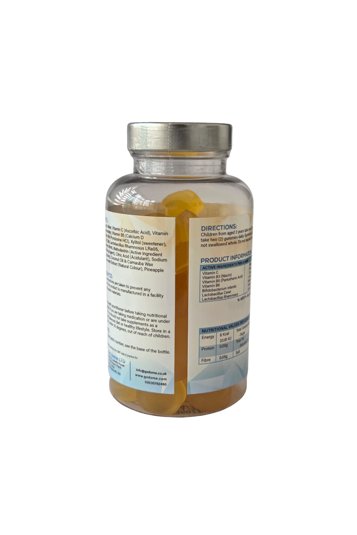 GX Gut & Immune Gummies - Probiotics + Vitamins for Kids & Adults – Full Access Plan (Pineapple Gummies)
