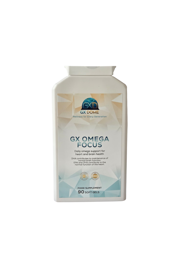 GX Omega Focus - Omega 3 Fish Oil 1000mg – Full Access Plan (90 Softgels)