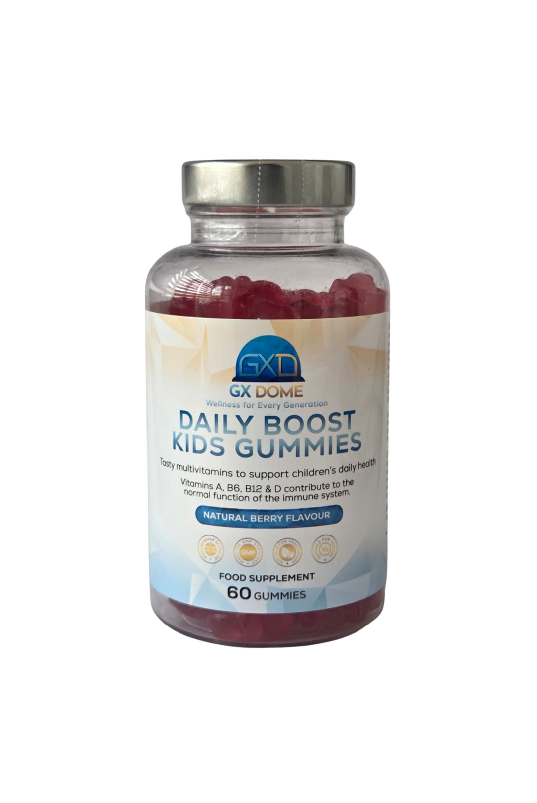 Daily Boost Kids Gummies - Multivitamin & Mineral for Children – Berry Flavor Gummies