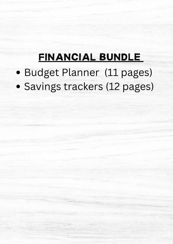 2025 Printable Self Help Planner Bundle – A4 A5 A6 Sizes | Dotted & No Dot Pages | Digital Download