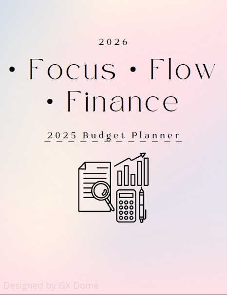 Aesthetic Digital Planner & Notebook Bundle 2026 – Boost Your Focus, Flow & Finances