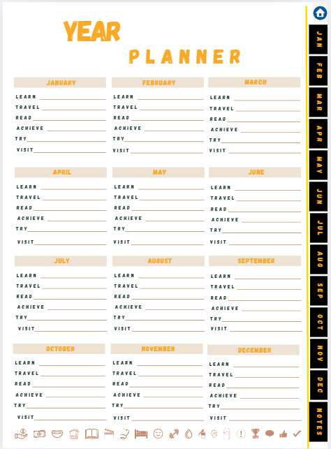 Digital Planner – Power Within (Hyperlinked PDF)